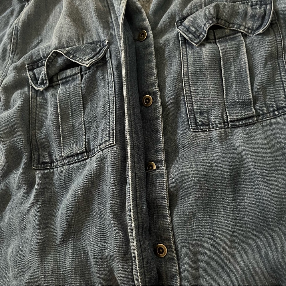 Rails Embroidered Denim Shirt Jacket - Picture 6 of 11